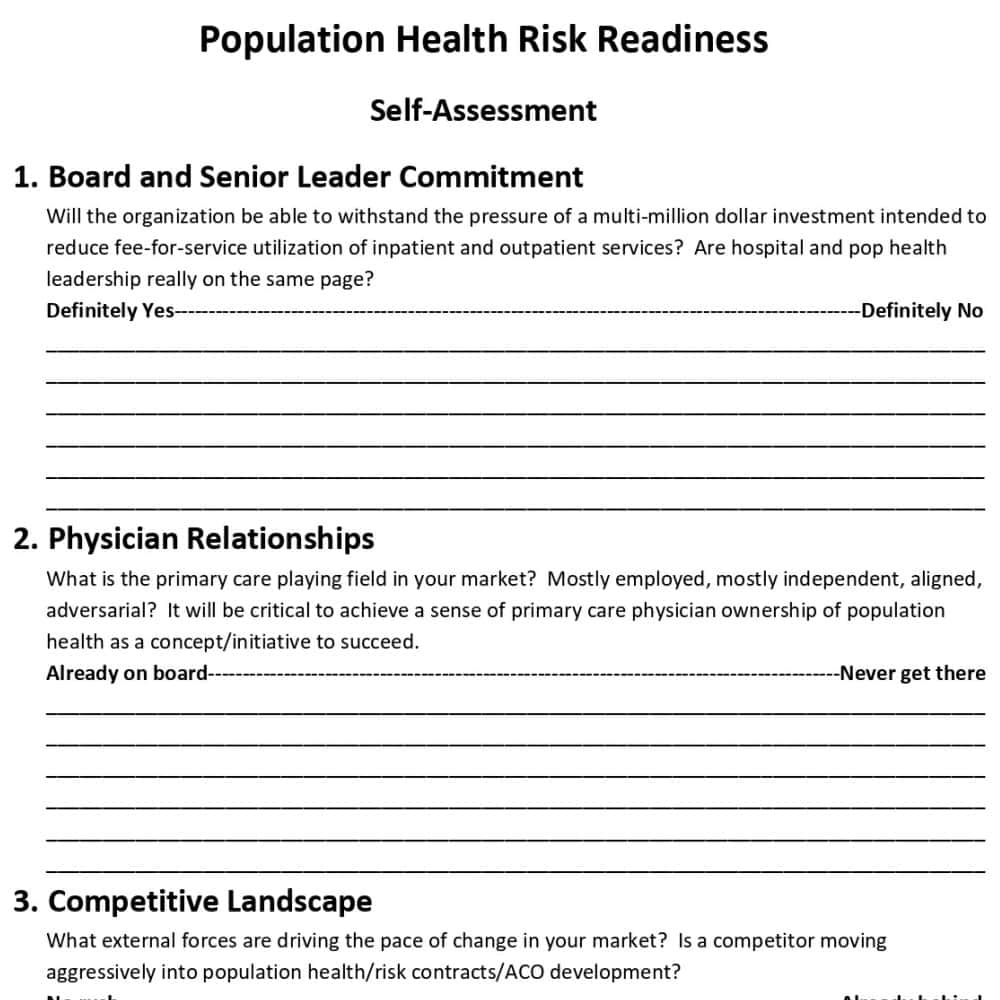 Screenshot of Risk Readiness Assesment Tool